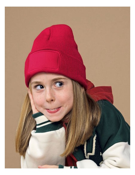 BEE-B445B-Kids Original Patch Beanie 2